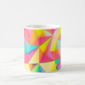 Mug Illustration 3D - Colorful low poly texture3d, abs (Centre)