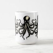 Mug Illustration à l'encre de tentacules curieux de pi (Centre)
