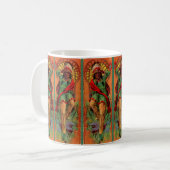 Mug Illustration amérindienne amérindienne de 1919 (Devant gauche)
