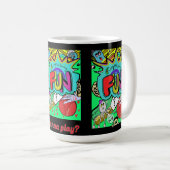 Mug Illustration amusante de l'unicité (Devant droit)
