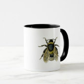 Mug Illustration antique d'abeille (Devant droit)