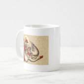 Mug Illustration Antique de l'Enfant de la Mère l'Oye (Devant gauche)