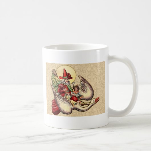Mug Illustration Antique de l'Enfant de la Mère l'Oye (Droite)
