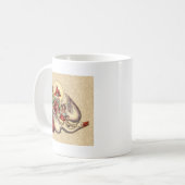 Mug Illustration Antique de l'Enfant de Mère l'Oye (Devant gauche)