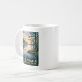 Mug Illustration aquarelle de l'île Royale (Devant gauche)