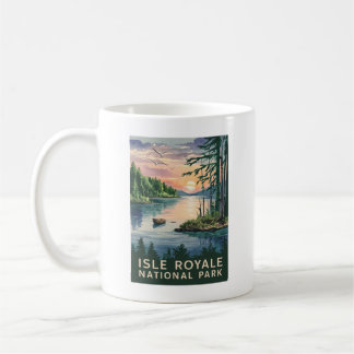 Mug Illustration aquarelle de l'île Royale