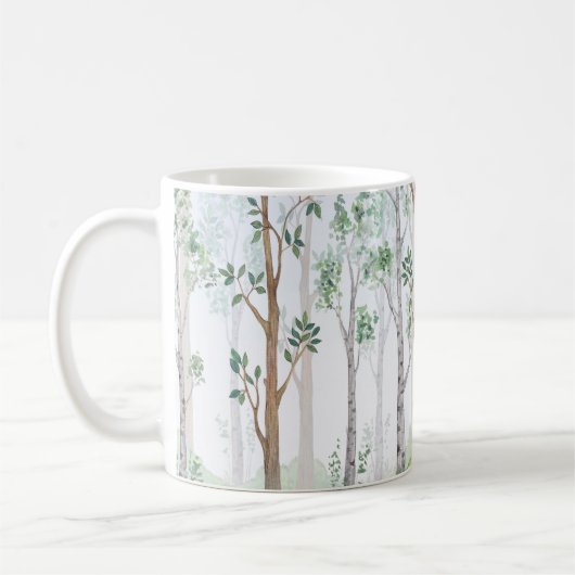 Mug Illustration aquarelle-Forêt de fées. Enfants i (Gauche)