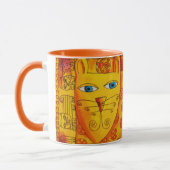 Mug Illustration aquarelle léopard à motifs (Gauche)
