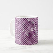 Mug Illustration background carbon with a frame of dif (Devant gauche)
