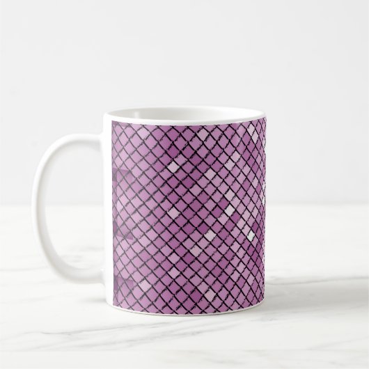 Mug Illustration background carbon with a frame of dif (Gauche)