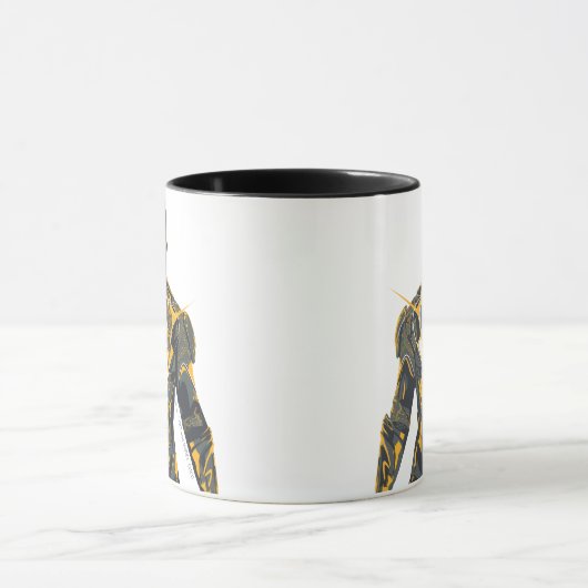 Mug Illustration Black Lightning (Centre)