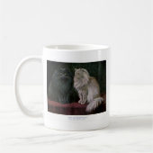Mug Illustration bleue et crème de chat persan (Gauche)
