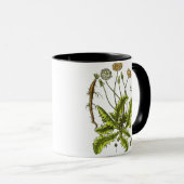 Mug Illustration botanique de Dandelion (Devant droit)