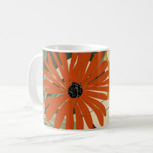 Illustration botanique de fleur rouge tropicale Bo