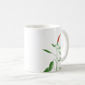 Mug Illustration botanique d'usine de poivre de piment (Devant droit)