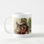 Mug Illustration classique de l'arbre du Père Noël joy (Gauche)