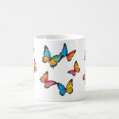 Mug Illustration colorée de papillon (Centre)