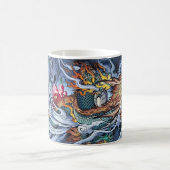 Mug Illustration colorée du dragon mythique chinois (Centre)