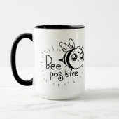 Mug Illustration Cute Chibi Bee Citation (Gauche)