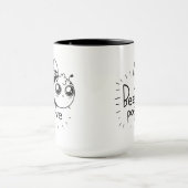 Mug Illustration Cute Chibi Bee Citation (Centre)