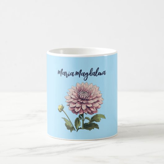 Mug Illustration Dahlia (Centre)