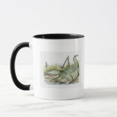 Mug Illustration d'alligator sur le rivage (Gauche)