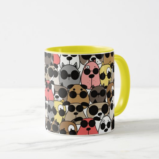 Mug Illustration d'animal (Devant droit)