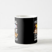 Mug Illustration d'animaux mignons du zoo éléphant et (Centre)