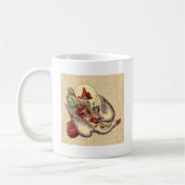 Mug Illustration d'antiquité de Mère Goose Child (Gauche)