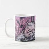 Mug Illustration d'aquarelle de chat Snooze Garden Dre (Gauche)