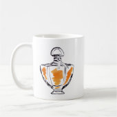 Mug Illustration d'aquarelle de mode de bouteille de p (Gauche)
