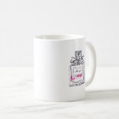 Mug Illustration d'aquarelle de mode de bouteille de p (Devant droit)