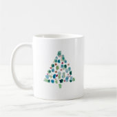 Mug Illustration d'arbre de Noël Laisser neiger café M (Gauche)
