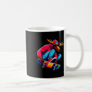 Mug Illustration d'art de cool funky orignal en skateb