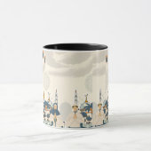 Mug Illustration d'art de lanterne de mosquée Eid Muba (Centre)