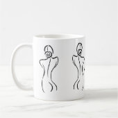 Mug Illustration d'art féminin Thunder_Cove (Gauche)