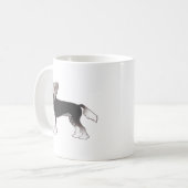Mug Illustration de base de la race chinoise Crested T (Devant gauche)