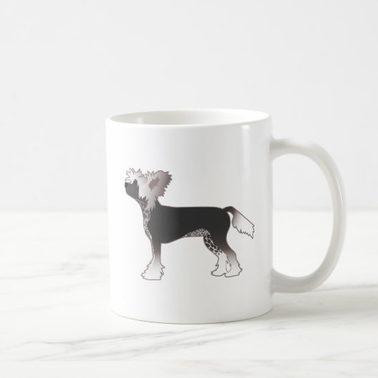 Mug Illustration de base de la race chinoise Crested T (Droite)