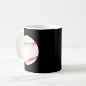 Mug Illustration de baseball (Devant gauche)