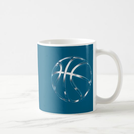Mug Illustration de basketball (Droite)