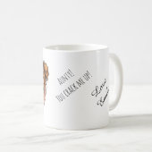 Mug Illustration de beauté de masquerade florale (Devant droit)