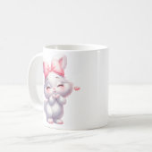 Mug Illustration de bébé lapin adorable (Devant gauche)