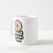 Mug Illustration de beignet souriant mignon – “Ne vous (Devant gauche)