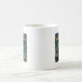 Mug Illustration de Botweiler – Rottweiler Robot Drôle (Centre)