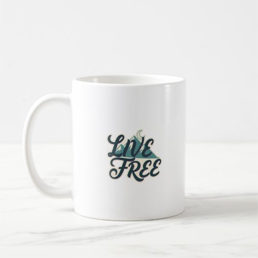 Mug Illustration de cactus en fleurs « Continuez à gra (Gauche)