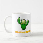 Mug Illustration de cactus souriant mignon (Gauche)