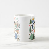Mug Illustration de camping (Centre)
