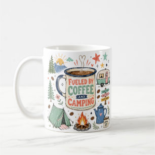 Mug Illustration de camping