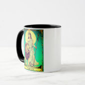 Mug Illustration de carte de tarot, Force (Devant gauche)