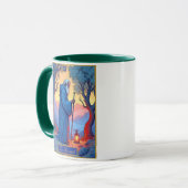 Mug Illustration de carte de tarot, l'Ermite (Devant gauche)